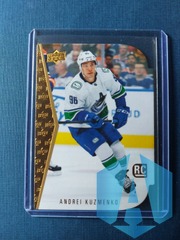 2022-23 UD Series 2 RC Retro Gold Die Cut #RDT-12 Andrei Kuzmenko Canucks